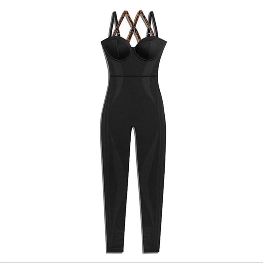 Ivy Park x Adidas Knit Bustier Catsuit - Size Large